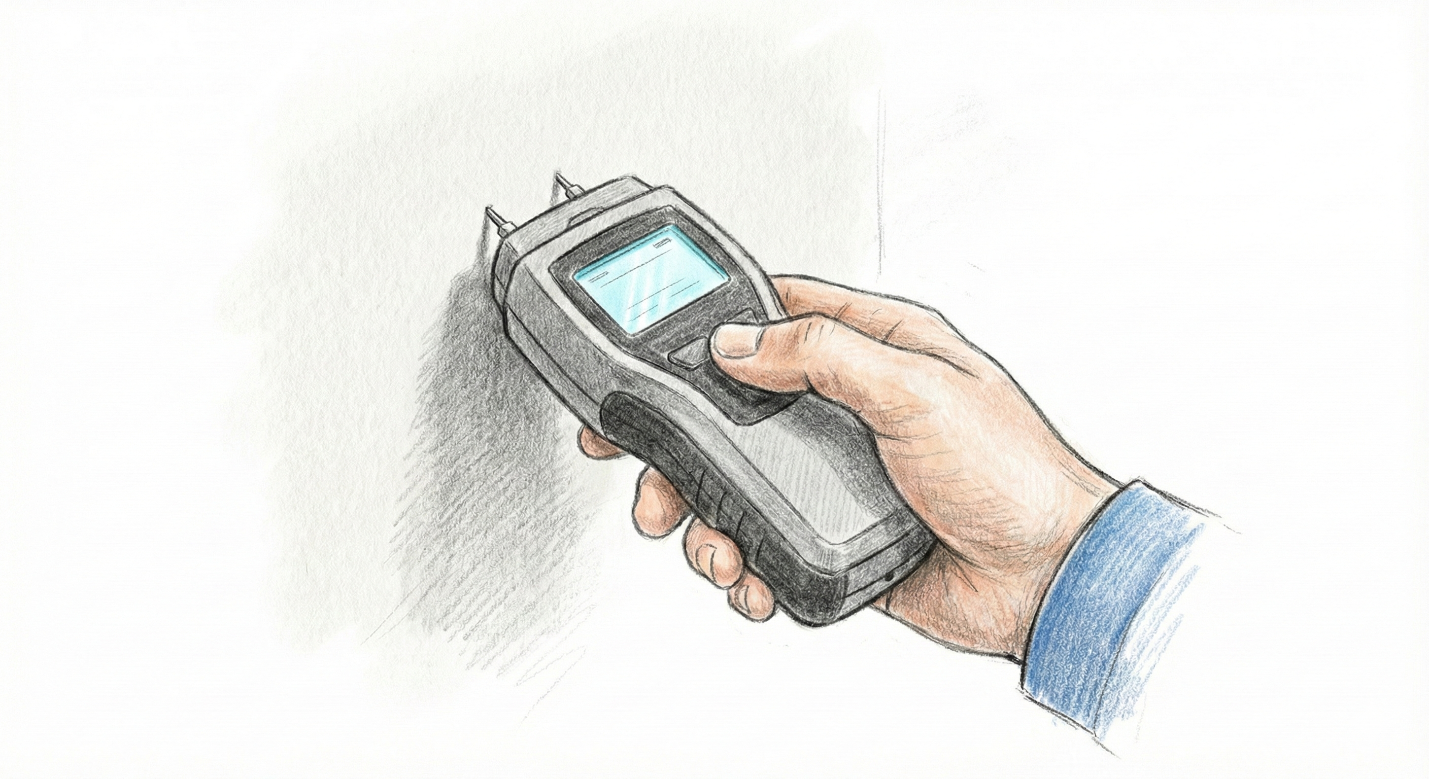 Moisture inspection tools used during a mold assessment
